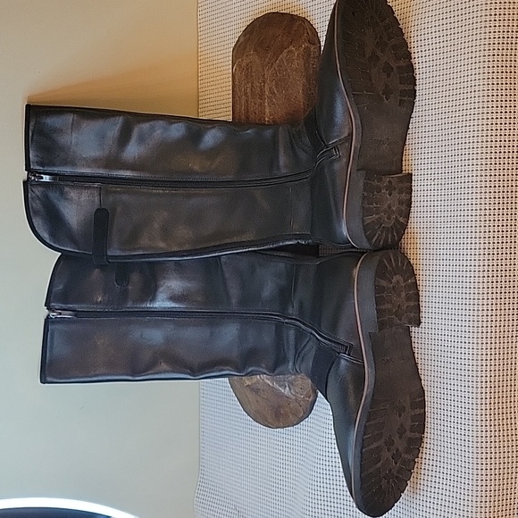 Franco Sarto Leather Knee Boots - Picture 3 of 8